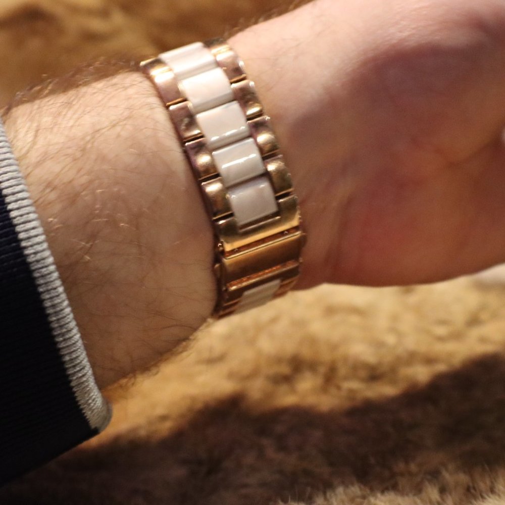 BKE Ivory Rose Rhinestone Watch - Picture 9 of 9